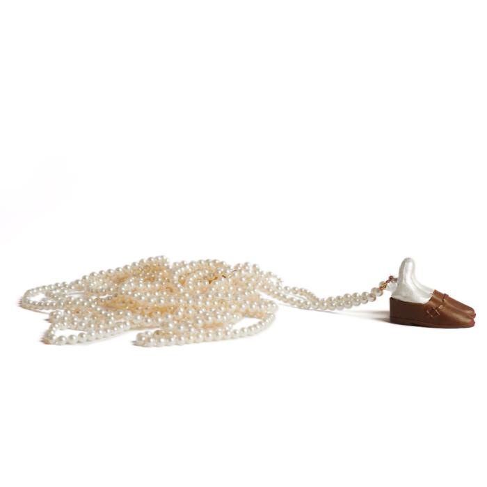 A 6 Feet 4 Male Necklace by Maria Militsi