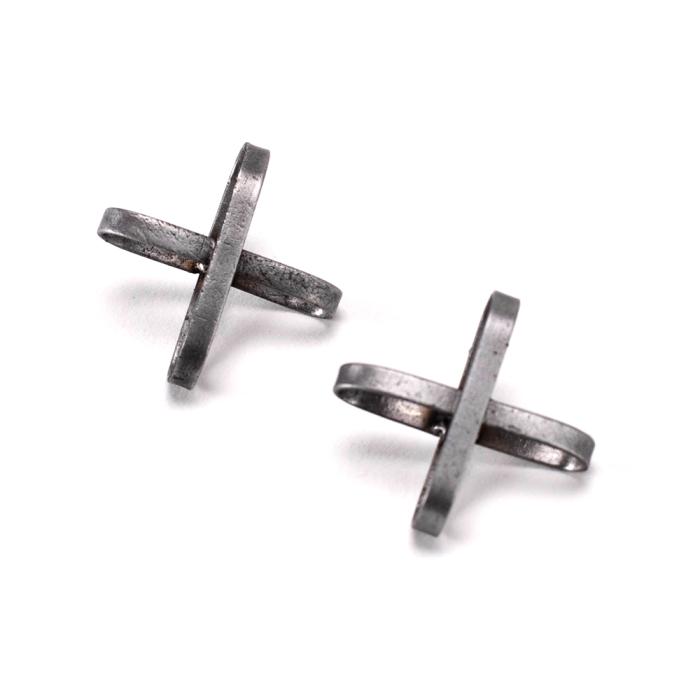 Sweeper Blades - Cross Earrings by Melissa Cameron