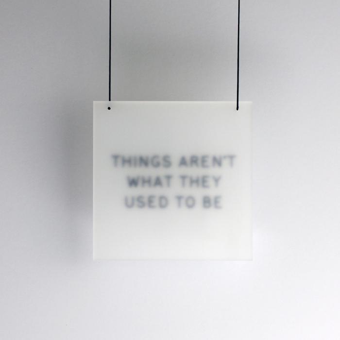 Things Aren&#039;t What They Used To Be by Zoe Brand