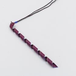 Long Pendant (Pirulitus)_Purple by Catarina Silva